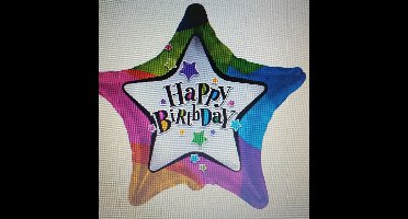 ballon ster  happy birthday