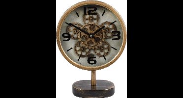 Van Manen Radarklok "Jelle" op voet oud goud 30x10x42cm