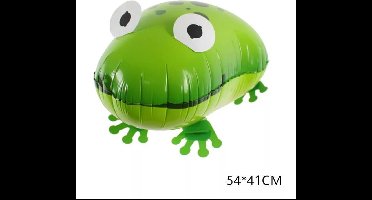 kindercrea Wandelende Airwalker Kikker Ballon - Voor heliumvulling - 7424933429487