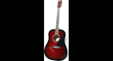 Gitaar Phoenix western 001 4/4 winered sun
