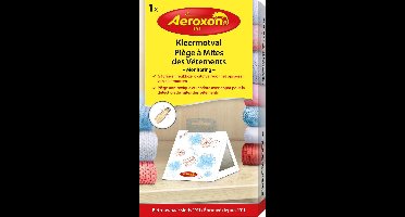 AEROXON Kleermotval - Gifvrije & Reukloze Lokstofval Voor Het Opsporen Van Kleermotten - 1 Stuk