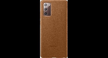 Samsung Leather Hoesje - Samsung Galaxy Note 20 - Bruin