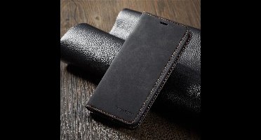 BukkitBow - Leather Case - Kunstleer - Card Case - Hoesje voor iPhone X/XS – Zwart