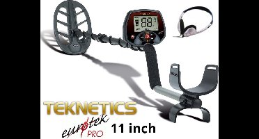 Teknetics Eurotek Pro metaaldetector 11 inch DD zoekspoel