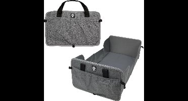 Dooky Traveller - Reisbed - Opvouwbaar - 0-6 maanden - Grijs Melange