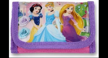 Disney Princess - Portemonnee - Paars - Klittenband