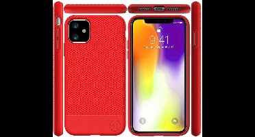 JT Berlin BackCase Pankow Soft voor iPhone 11 (Rood)
