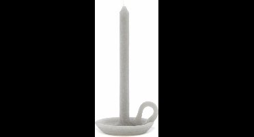 Tallow Kaars - Kaars & Kandelaar - Soft Grey - Grijze Kaars - 24cm