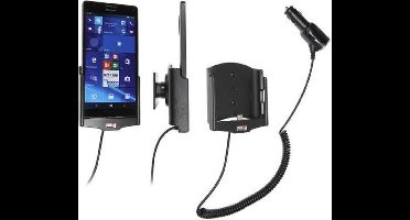 Brodit houder geschikt voor Microsoft Lumia 950 XL Actieve houder met 12/24V lader