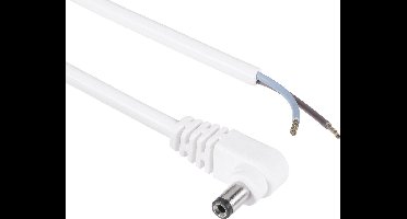 BKL Electronic Laagspannings-aansluitkabel Laagspanningsstekker - Open kabeleinde 5.5 mm 2.1 mm 2.00 m 1 stuk(s)