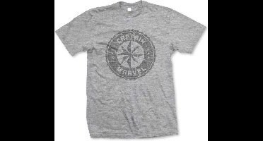 Marvel Captain Marvel Heren Tshirt -XL- Grey Circle Grijs