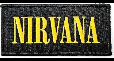Nirvana Logo Patch - Zwart polyester