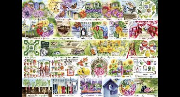 Wheelbarrows & Wellies Puzzel (1000 stukjes)