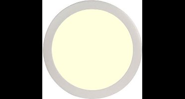 LED Paneel Slim - Ø30 Warm Wit 2700K - 24W Inbouw Rond - Mat Wit - Flikkervrij