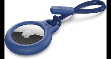 Belkin Beschermende tracker houder met bandje - voor Apple AirTag - Blauw - 1 stuk
