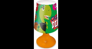 Kids Nachtlamp Dino Junior 18 Cm Groen/oranje