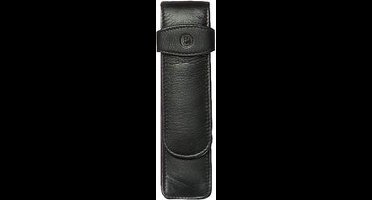 Pelikan TG 21, Zachte etui, Leer, Zwart, Monochromatisch, Volwassene