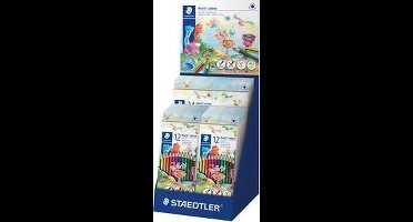 STAEDTLER Noris kleurkrijt dozen, in toonbankdisplay