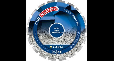 Carat CNC MASTER Diamantzaag beton/hard steen 350x25,4mm - CNCM350400
