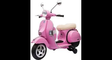 Vespa PX150 Kinderscooter - Roze mini scooter met 12V accu - Tot 5 jaar