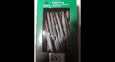 Deltafix nagelplug standaard grijs 8 x 80 mm 50 st.
