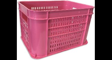 Lynx Fietskrat 30 Liter Kunststof Roze