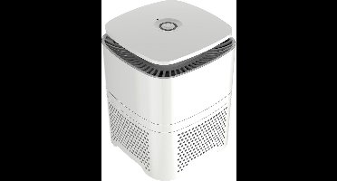 Platinet Compacte Luchtreiniger – Bureau Air Purifier met HEPA filter, Actieve Kool & Ionisator – 360° Circulatie – Voor Thuis & Kantoor