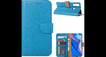 Ntech Hoesje Geschikt voor Huawei P Smart Z Portemonnee Hoesje / Book Case - Turquoise