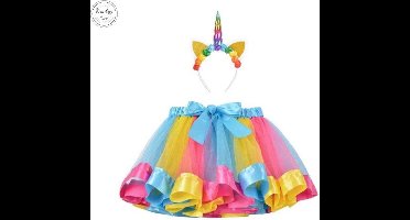 New Age Devi - Meisjes Tutu S 3 mnd - 2 jaar Kleuren Rok Exclusief Diadeem Party Dance Regenboog Rokken Meisjes kleding Kinderen Kleding