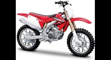 Bburago HONDA CRF 450R rood modelauto schaalmodel 1:18