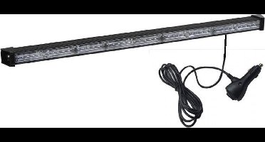 90cm LED bar flitser - ORANJE - R65 R10 - zwaailicht met schakelaar