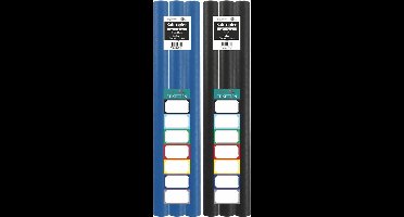 Benza Kaftpapier voor schoolboeken - Donkerblauw en Zwart - 200 x 70 cm - 6 rollen