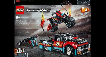 LEGO Technic Truck en Motor voor Stuntshow - 42106