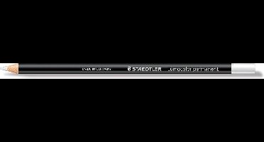 Staedtler potlood Lumocolor permanent glasochrom, wit