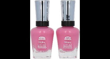 Sally Hansen Salon Manicure Nagellak - 186 Tulips Are Talking (set van 2)