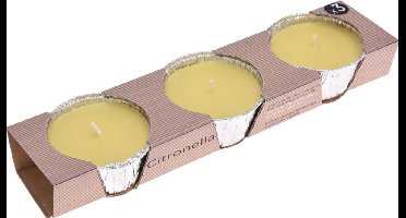 Citronella kaars in folie cup