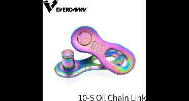 Herbruikbare Missing Chain Link - 10 Speed Smart link - Quick link Kettingschakel - voor KMC / Shimano / Sram Oil