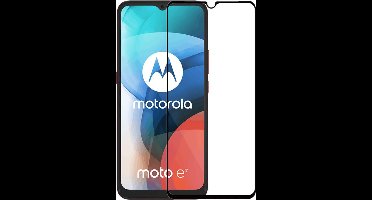 Shop4 - Motorola Moto E7 Glazen Screenprotector - Edge-To-Edge Gehard Glas Transparant