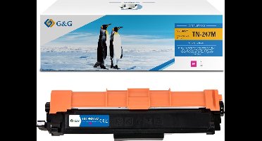 G&G TN247 Huismerk Tonercartridge Alternatief voor Brother TN-247 TN-243 Magenta 1 stuk(s)