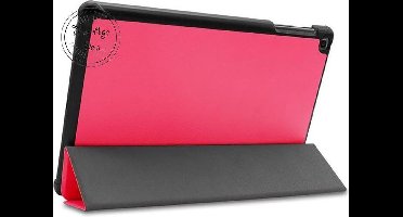 Tablethoes - Geschikt voorSamsung Galaxy Tab A 10.1 (2019) - Tabletcover - Roze - Samsungtablet hoes - Bookcover