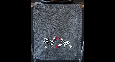 Borduurpakket tafelloper haan en kip van Vervaco pn-0186090 voorbedrukt