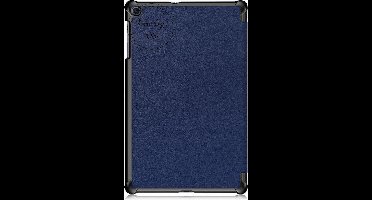 Tablethoes - Geschikt voor Samsung Galaxy Tab A 10.1 (2019) - Tabletcover - Donkerblauw - Samsungtablet hoes - Bookcover