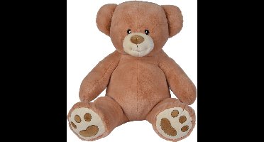 Nicotoy Beer RECYCLED - Speelgoed - 66 cm - Pluche - Bruin- Alle leeftijden - Knuffel