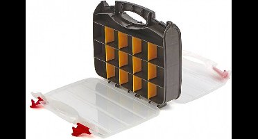 HBM PROFI assortimentsdoos dubbelzijdig 31 x 26 x 7,5 cm met 32 vakken