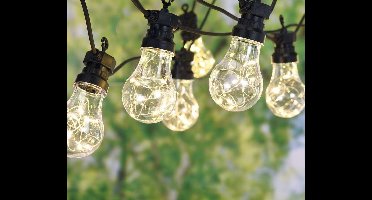 Feestverlichting - Tuin - 10 lampen - 100 leds - warm wit