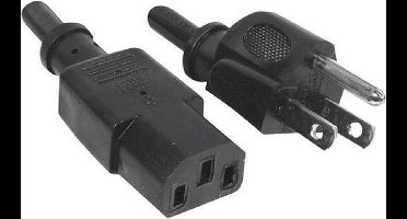 Voedingskabel - Amerikaanse NEMA 5-15 naar stekker IEC C13