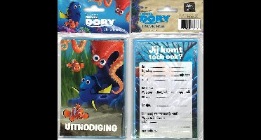Uitnodigingskaarten - Finding Dory - 6st.