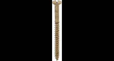 houtschroef lenskop 4x50mm 200 stuks messing