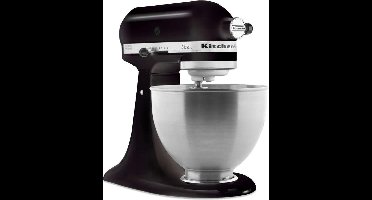 KitchenAid 5K45SSEBM Classic - Keukenmachine - Mat Zwart