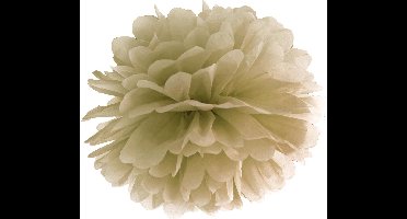 Crepe Papieren Pompom decoratie, goud, 35cm | DIY